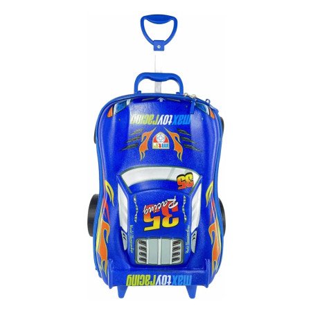 Mochila linea autos V8 Azul